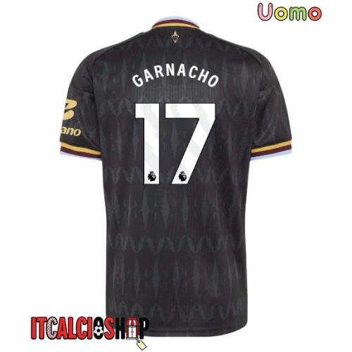 Aston Villa Alejandro Garnacho #17 Seconda Maglia 2026-27 Manica Corta